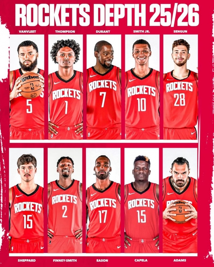 多项操作亮眼🔥ESPN对火箭今年休赛期操作评级：A级