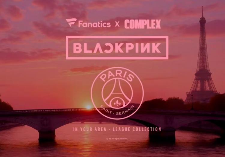 足球跟K-pop的碰撞，巴黎推出与BLACKPINK独家联名系列